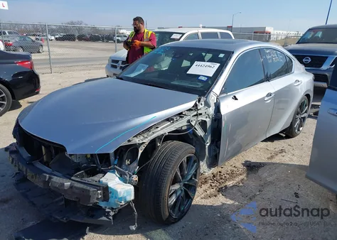 2022 Lexus Is 350 F Sport z USA, uszkodzony, nr VIN JTHGZ1E20N5024182